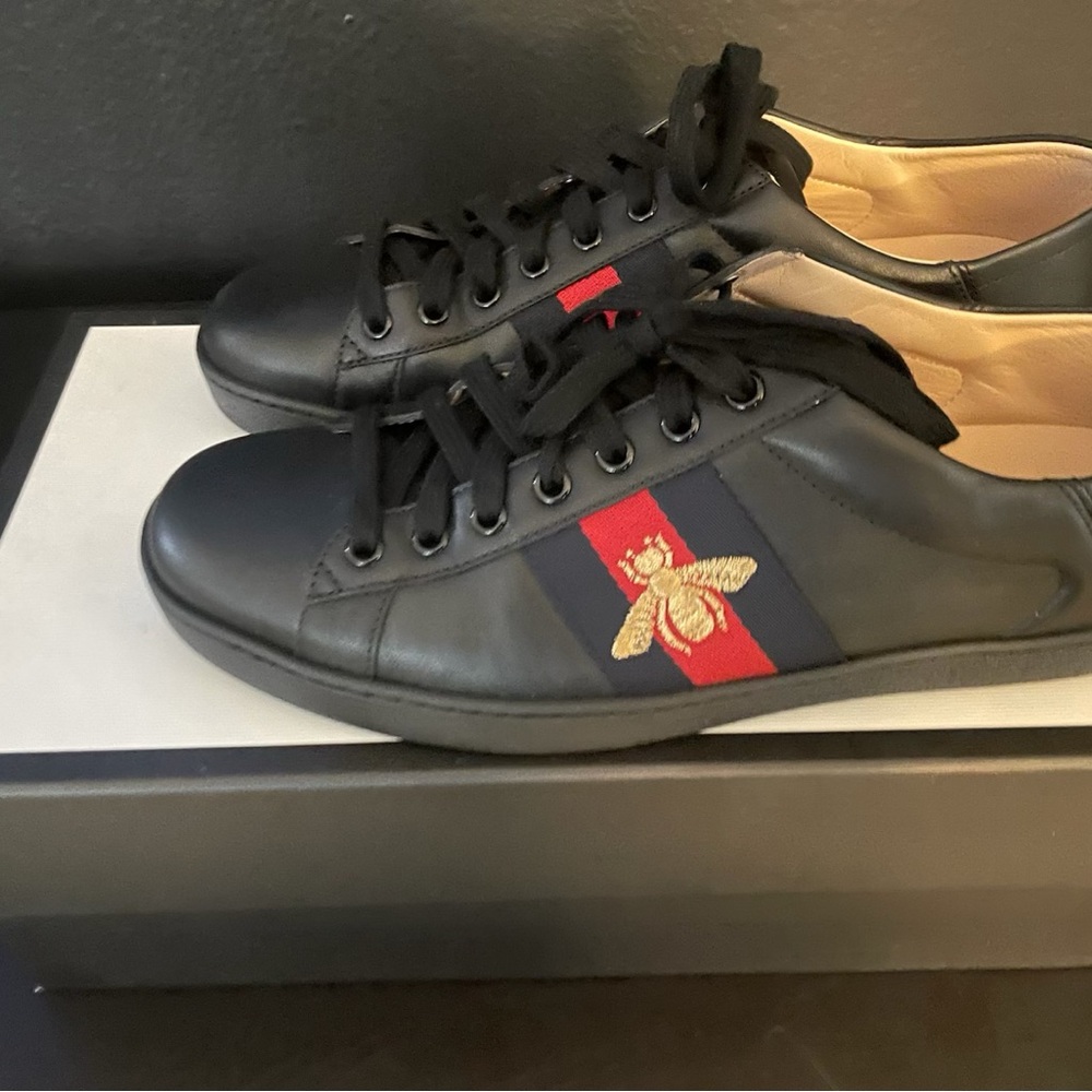 Gucci Ace soft heel 9.5 men - Picture 4 of 6